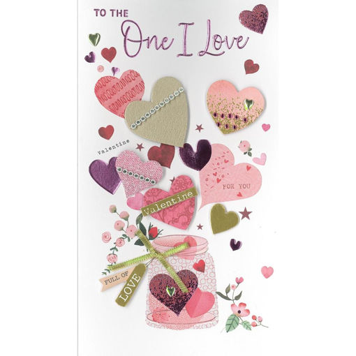 Picture of TO THE ONE I LOVE VALENTINE CARD
